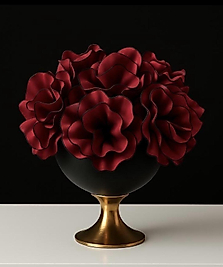 SİYAH KIRMIZI ÖZEL TASARIM GÜLLER