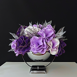 Mor Lavanta renk  Eva Çiçek Aranjman