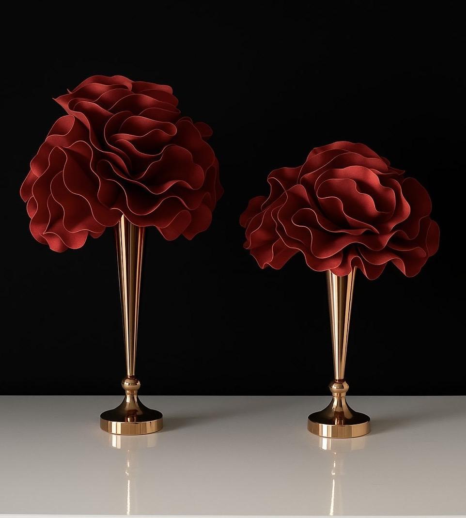 İKİLİ KIRMIZI TASARIM ÇİÇEK