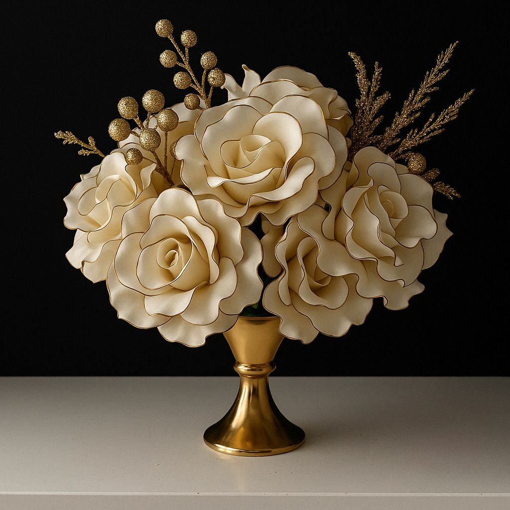 BEYAZ ARANJMAN ÇİÇEK